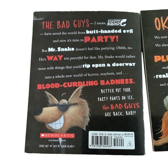 Lot of 3 The Bad Guys Scholastic Paperback Books Aaron Blabey #’s 1, 11 and 16 - Picture 6 of 12